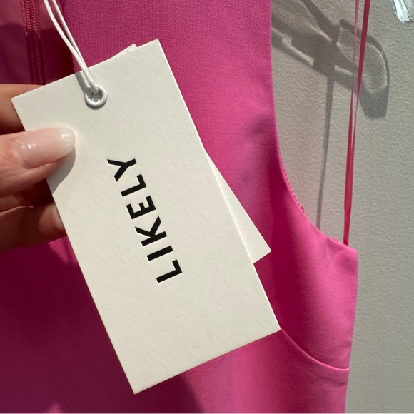 NWT- Likely Kikka Pink Feather Dress Women's Size 2 - Picture 4 of 7